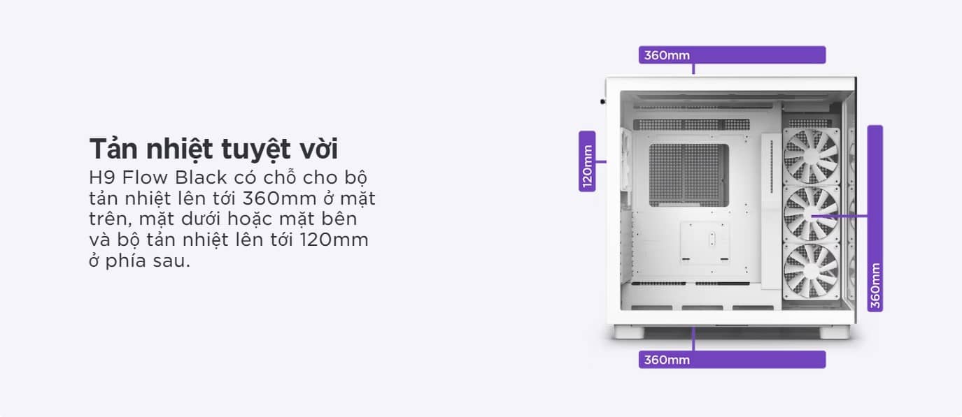 Chỗ lắp GPU rộng rãi