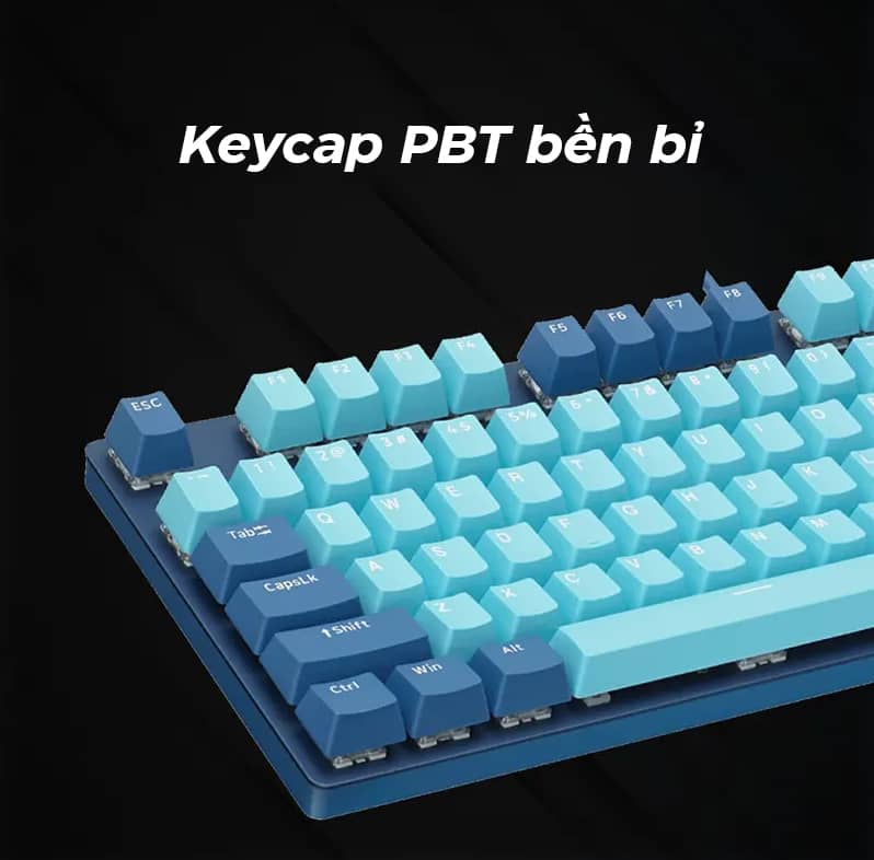 Rapoo V500 Pro Cyan Blue 6