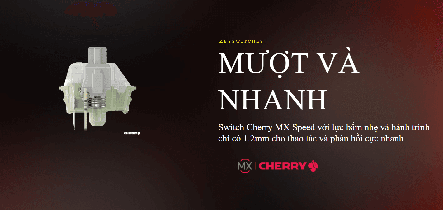 Bàn phím Corsair K100 RGB Speed switch (CH-912A014-NA) 5