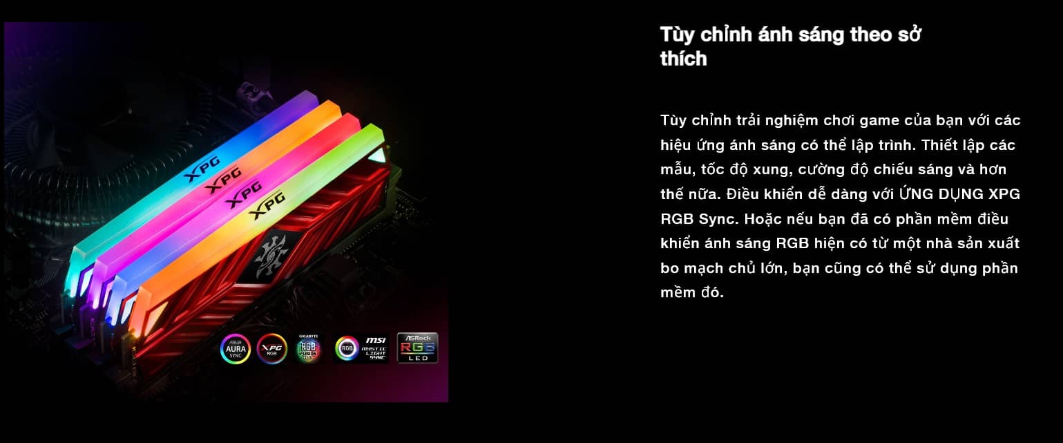 Ram Desktop Adata XPG Spectrix D41 RGB