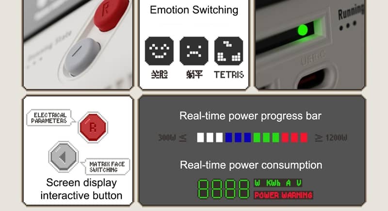 Hub sạc nhanh kiêm ổ cắm điện Trozk CLASSIC Retro TC-02 - Hình dạng máy chơi game Nintendo NES cổ điển