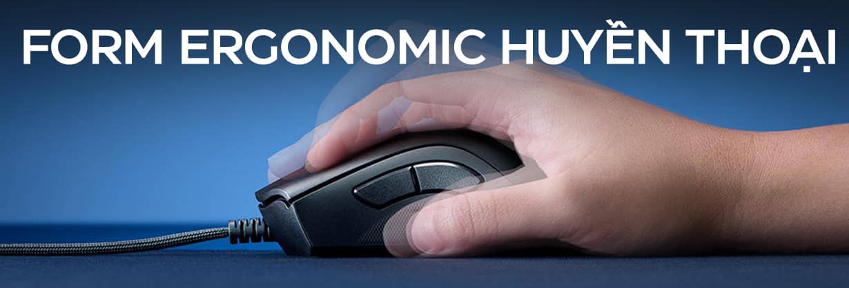 Chuột chơi game Razer DeathAdder V2 RGB Gaming Mouse Black (RZ01-03210100-R3M1)