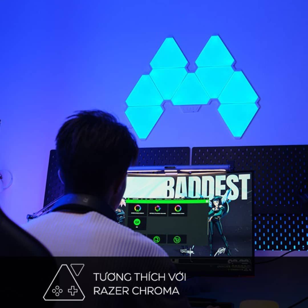 Bộ đèn LED 03 tấm bổ sung cho Yeelight Smart RGB Light Panels - Phiên bản US (2022)