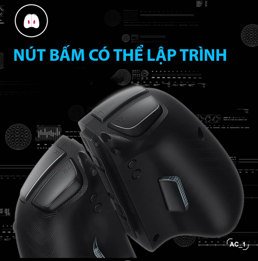 Tay cầm chơi game IINE Dragon Ball Split Pad Pro Joycon cho Nintendo Switch 3