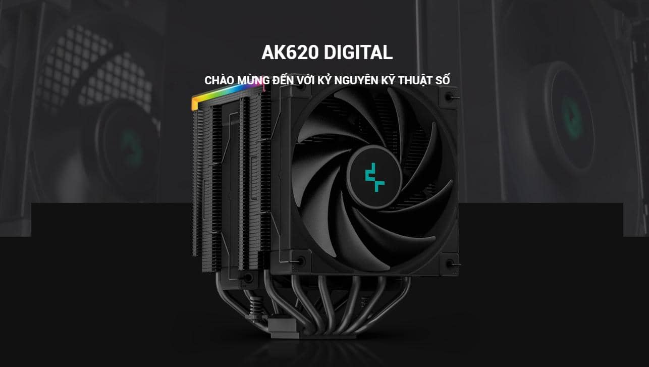 Tản nhiệt khí DEEPCOOL AK620 Digital