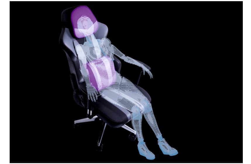 Ghế Gamer CoolerMaster Caliber X2 Gaming Chair Gray 4