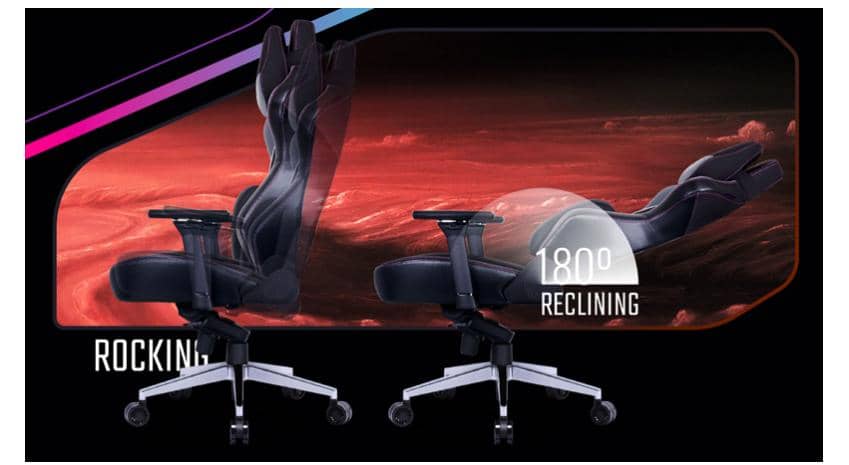 Ghế Gamer CoolerMaster Caliber X2 Gaming Chair Gray