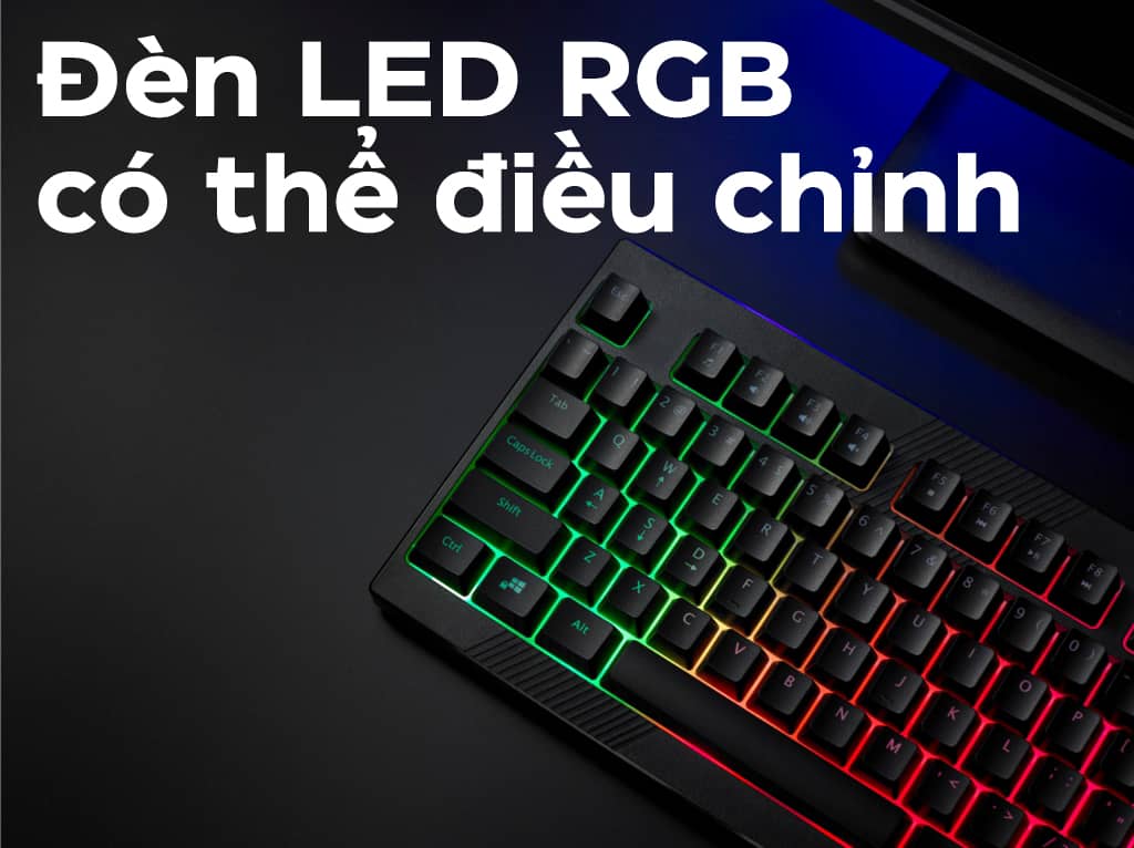 Bàn phím game Rapoo V50S đen (USB)