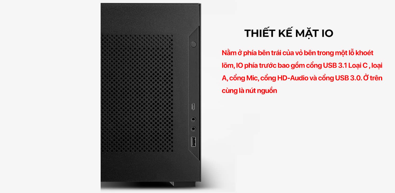 Vỏ Case LIAN-LI A4 H2O Black (Mini Tower/Màu Đen/Kèm sẵn PCIE 4.0)