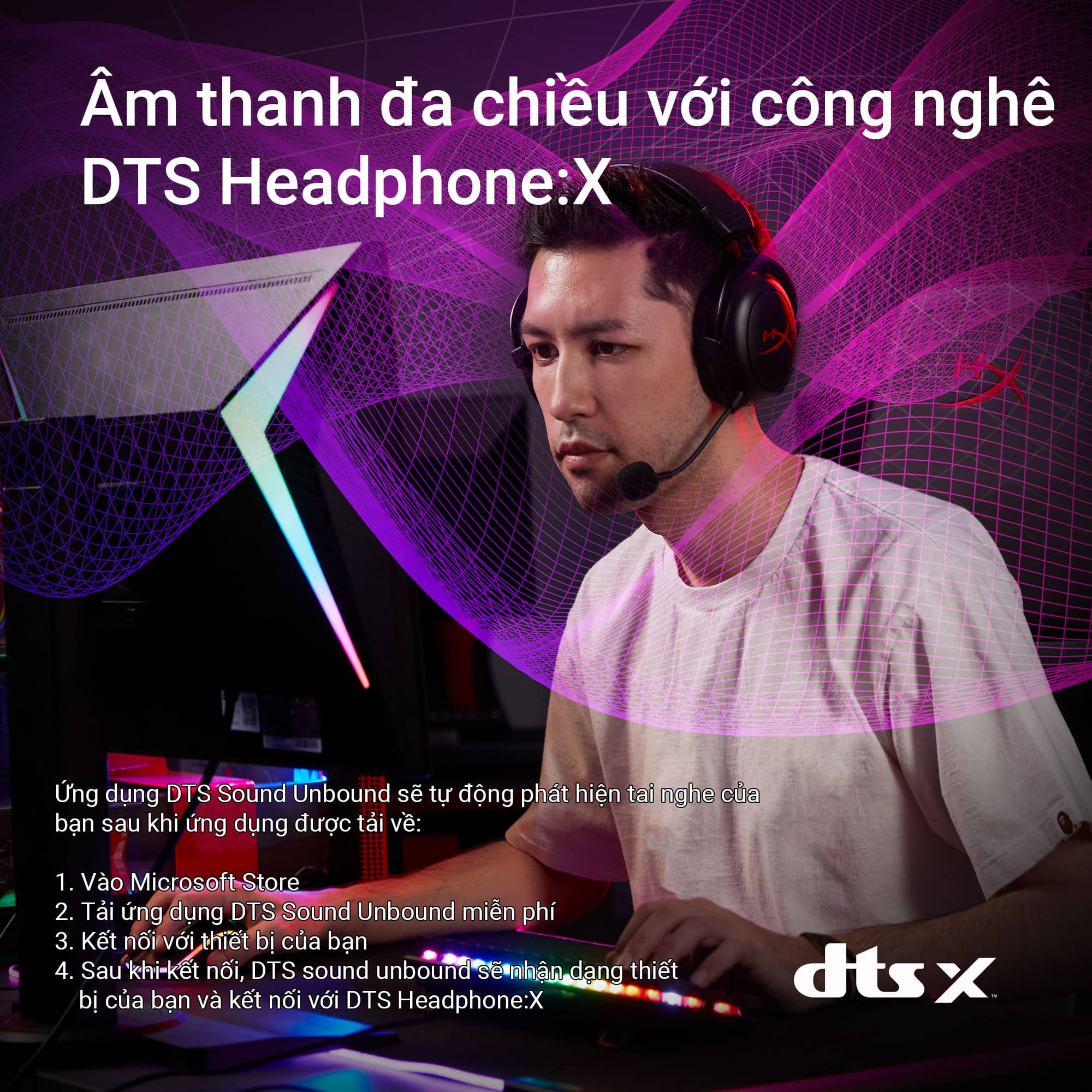 Tai nghe HyperX Cloud Core Wireless (4P5D5AA) 2