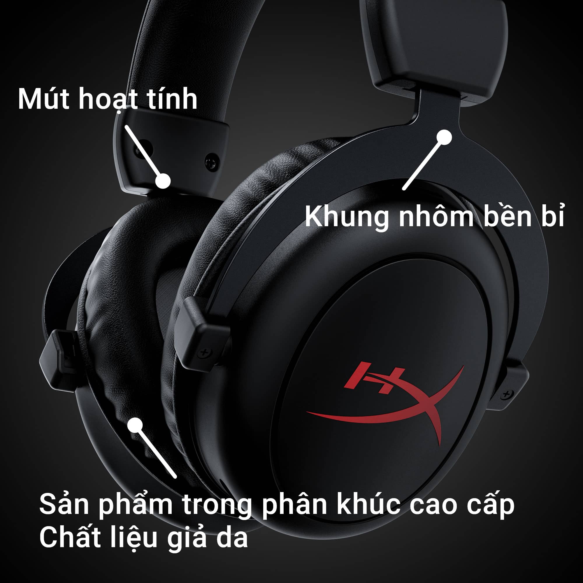 Tai nghe HyperX Cloud Core Wireless (4P5D5AA) 4