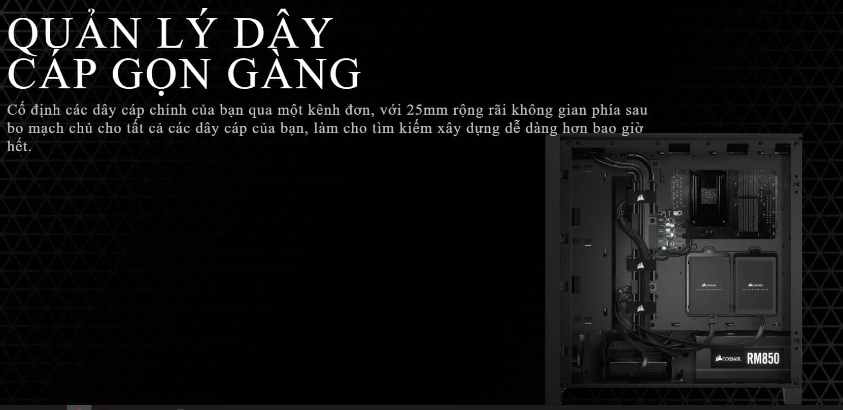 Vỏ Case Corsair 4000D Airflow TG Black (Mid Tower/Màu Đen)