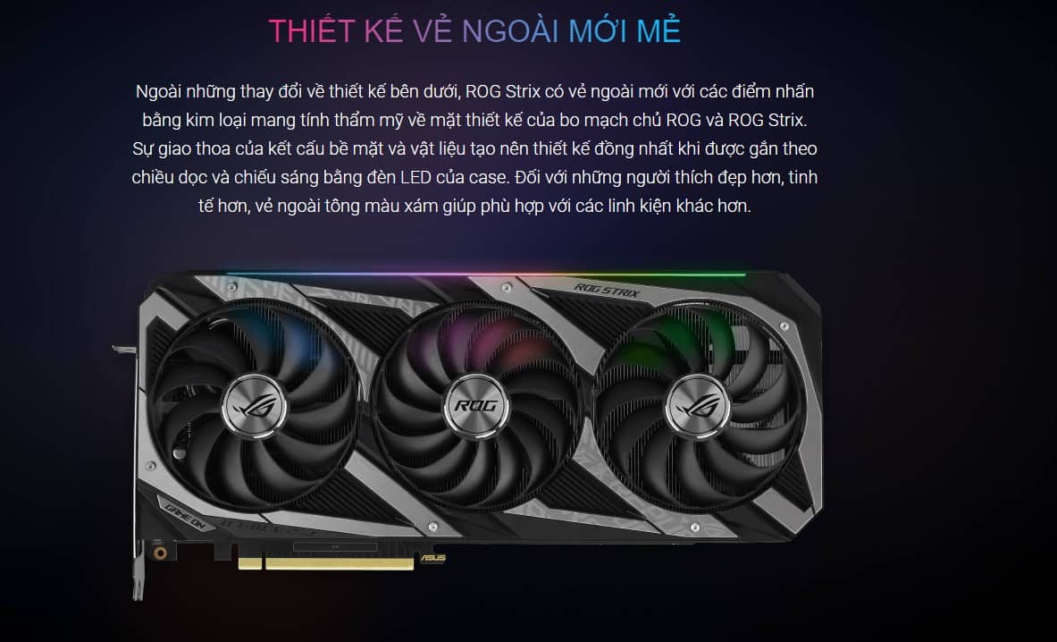 Card màn hình Asus ROG STRIX RTX 3070 Ti-O8G-GAMING