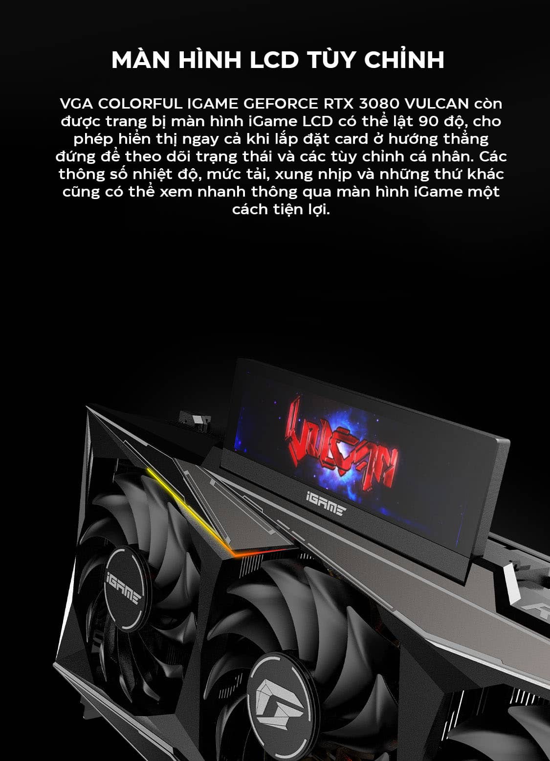 Card màn hình Colorful iGame RTX 3080 Ti Vulcan OC 12G-V