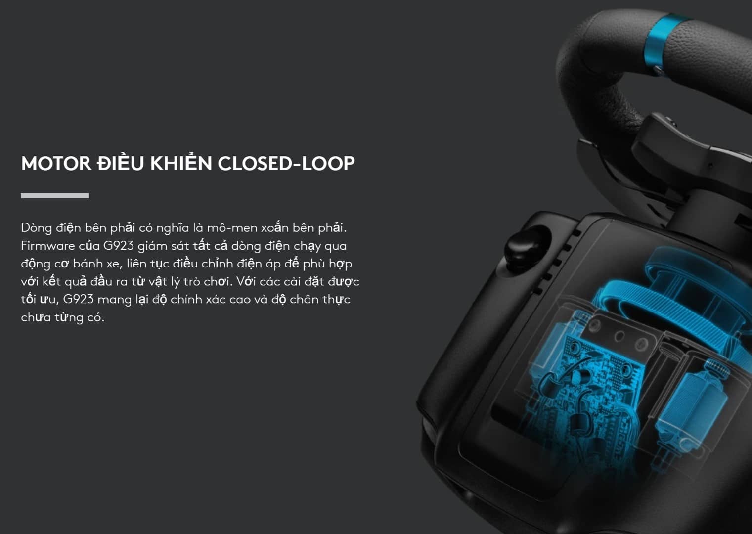 Vô Lăng Chơi Game - Logitech G923 TrueForce cho Xbox/PlayStation/PC (đi kèm Pedal)