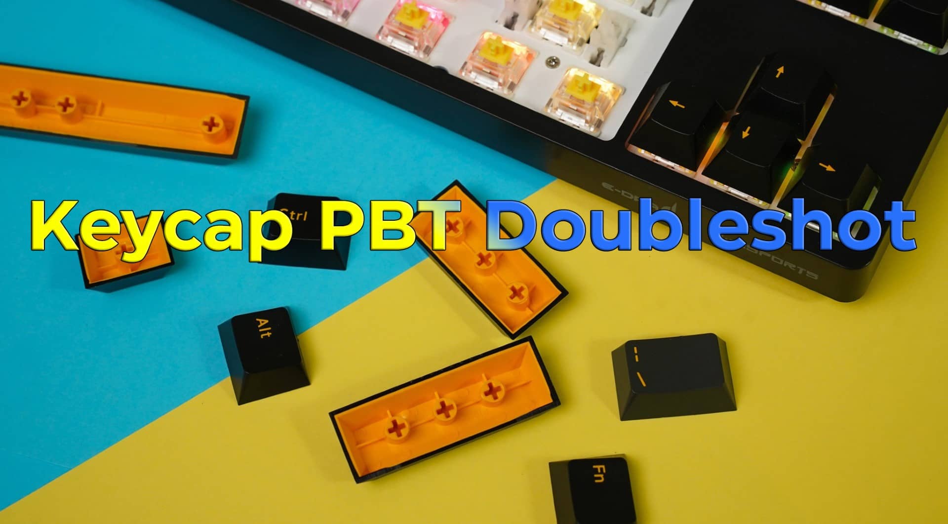 Bàn phím cơ game Edra EK387FL RGB Polar night