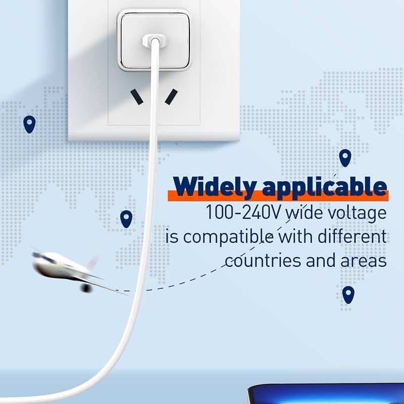 Củ sạc nhanh LDNIO PD 30W A1508C kèm cáp Type-C to Lightning 3