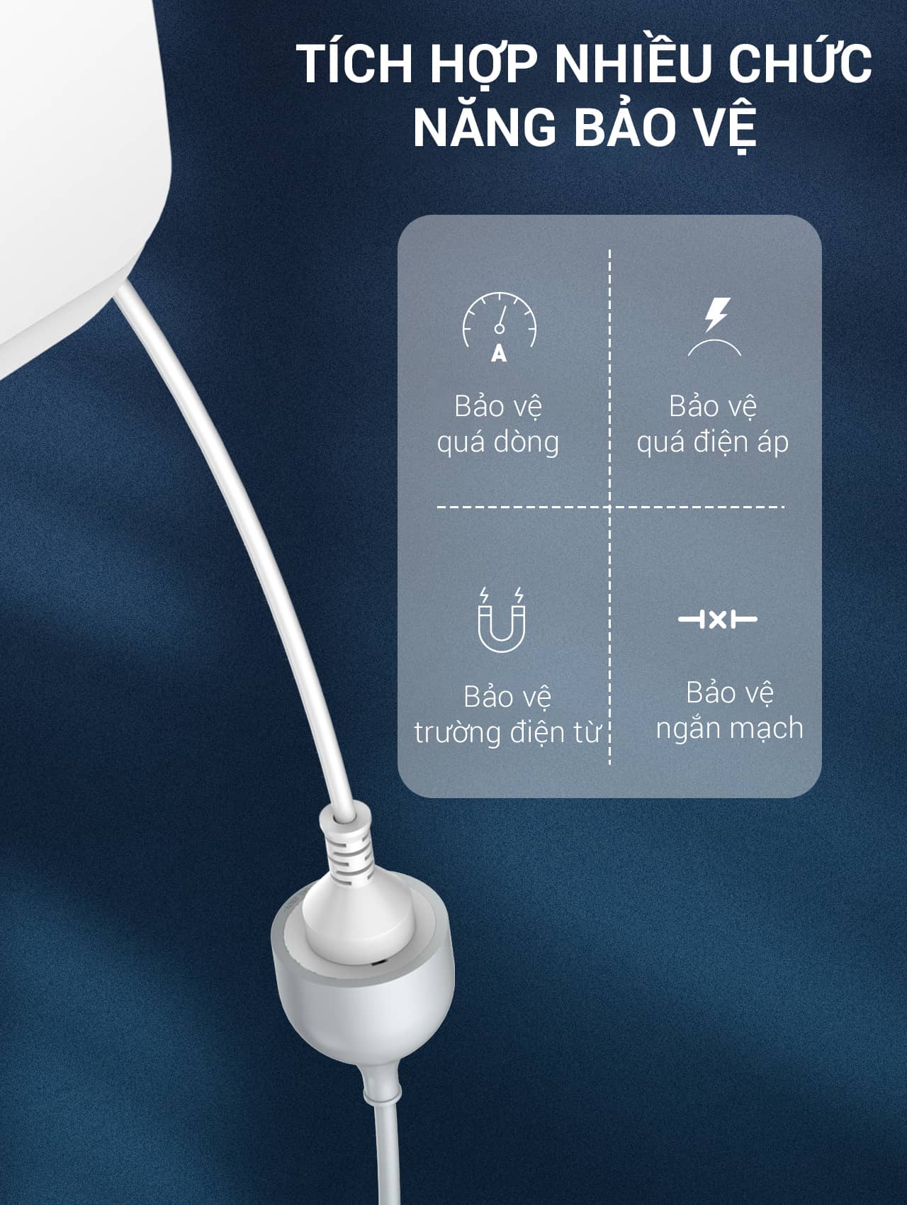 Ổ cắm điện nối dài LDNIO SC1017 - 01 chấu - Dài 05 mét - Chuẩn chân cắm EU