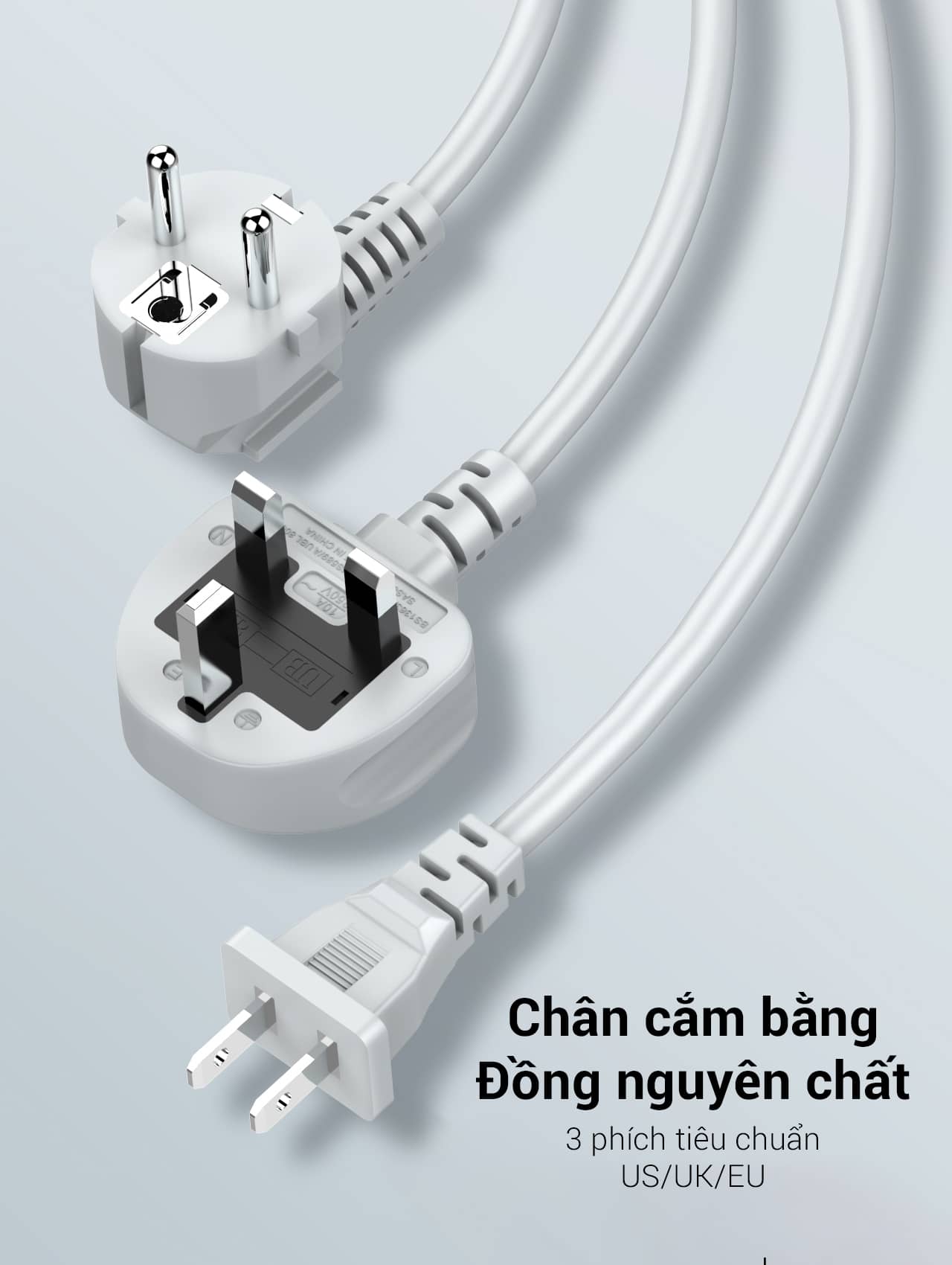 Ổ cắm điện nối dài LDNIO SC1017 - 01 chấu - Dài 05 mét - Chuẩn chân cắm EU