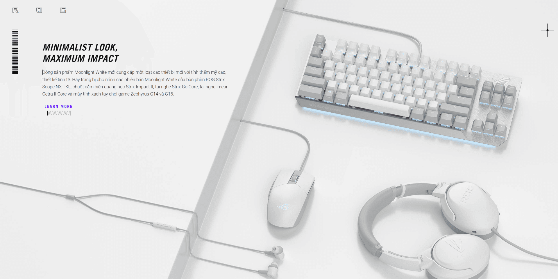 Bàn phím Asus ROG Strix Scope NX TKL Moonlight Red sw