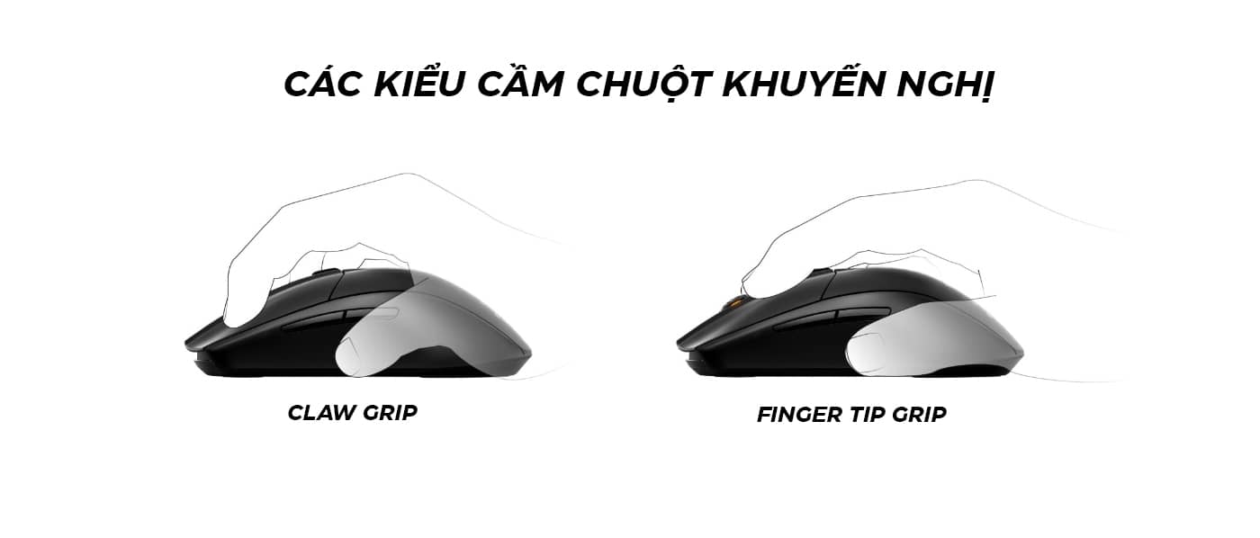 Chuột không dây Steelseries Rival 3 Wireless (USB/Đen) (62521) 9