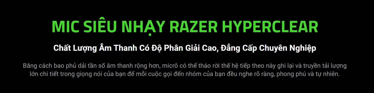 Tai nghe gaming không dây Razer BlackShark V2 Pro 2023 Black _ RZ04-04530100-R3M1