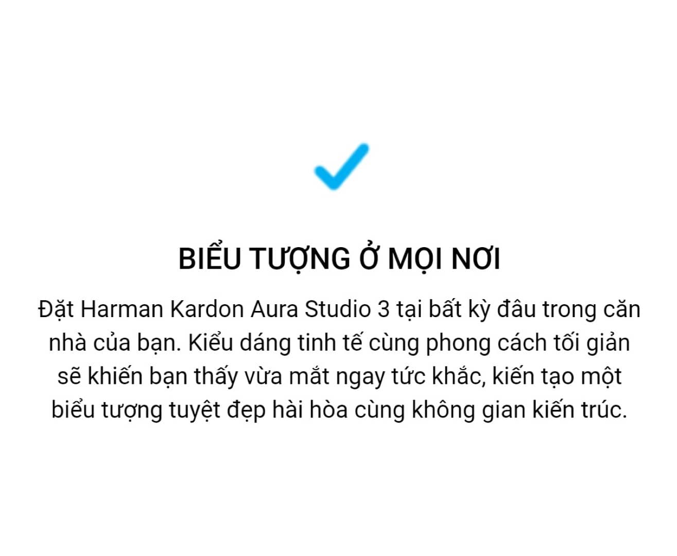 Loa Harman Kardon AURA STUDIO 3 - Bản quốc tế - Màu đen