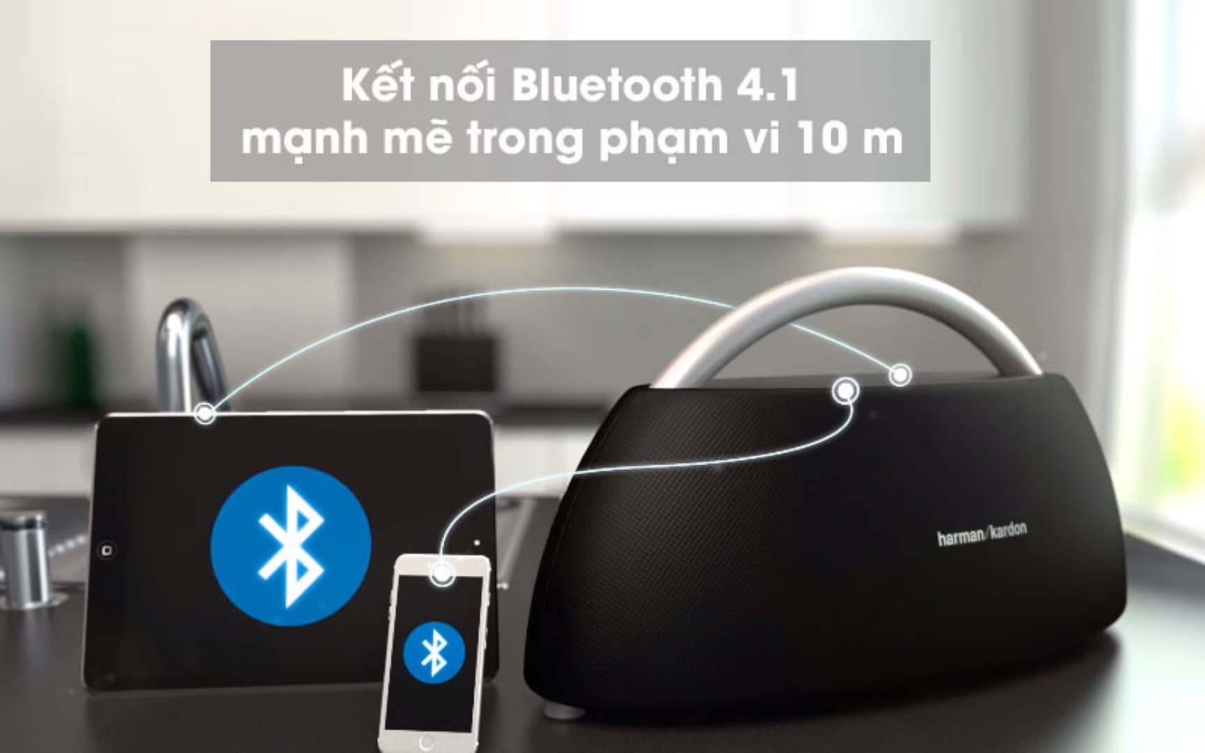 Loa Harman Kardon GO PLAY MINI - Bản quốc tế - Màu đen