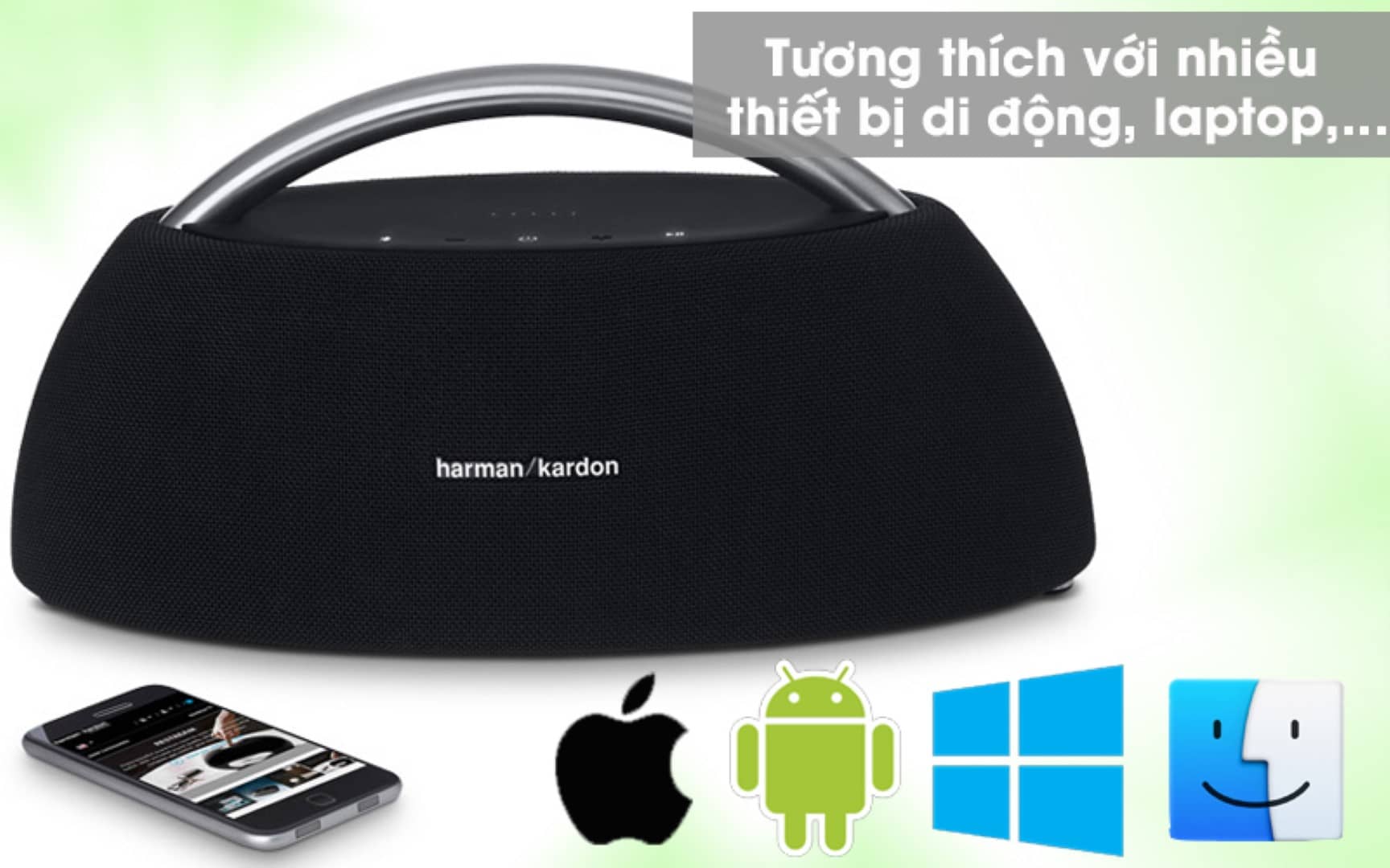 Loa Harman Kardon GO PLAY MINI - Bản quốc tế - Màu đen