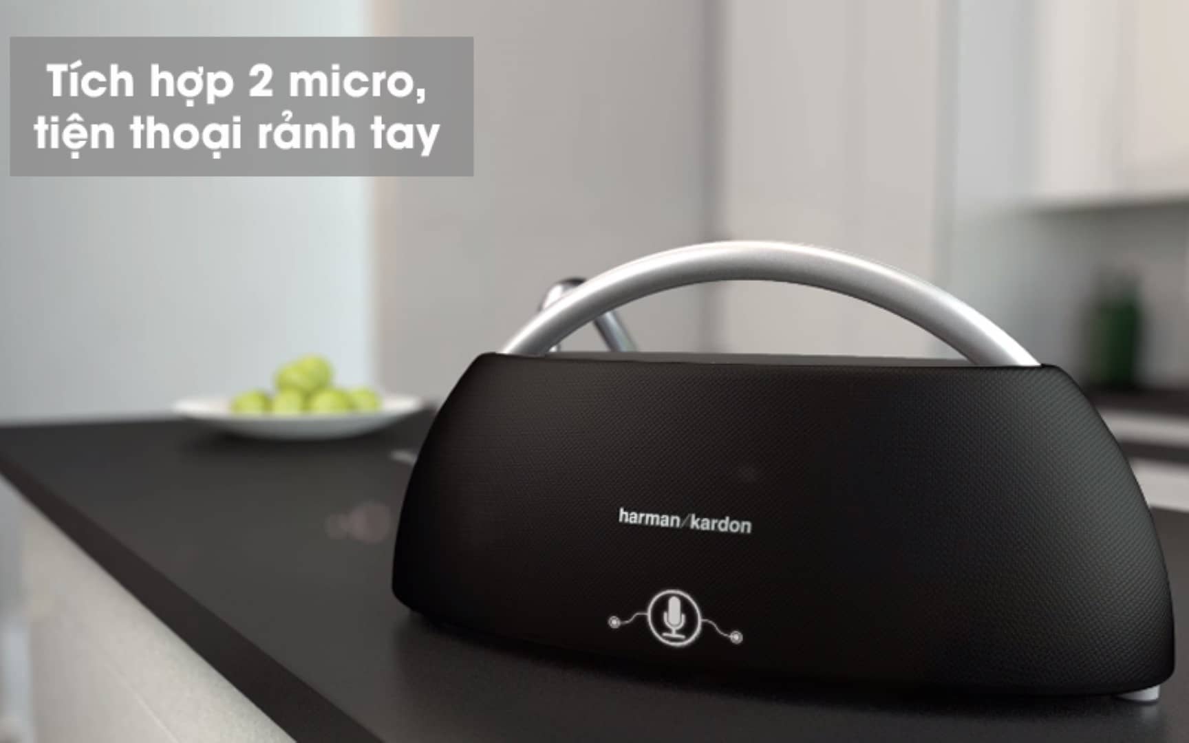 Loa Harman Kardon GO PLAY MINI - Bản quốc tế - Màu đen