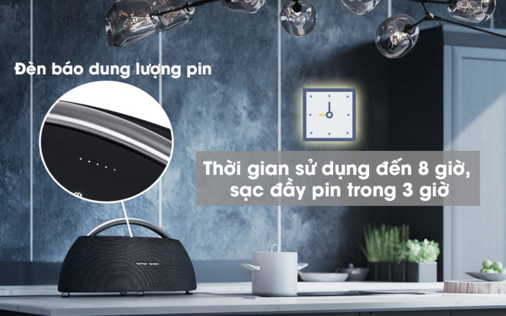 Loa Harman Kardon GO PLAY MINI - Bản quốc tế - Màu đen