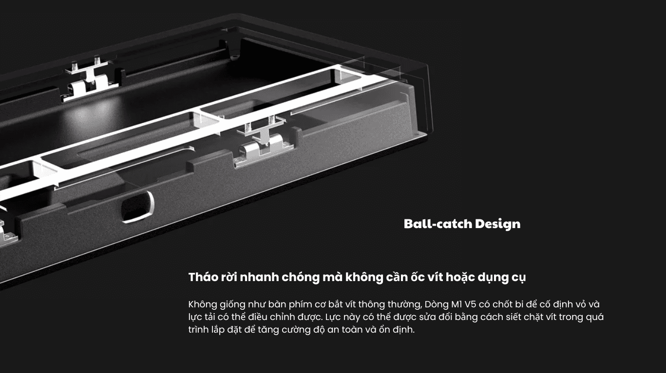 Bàn Phím MonsGeek M1 V5-SP Contour Black 3