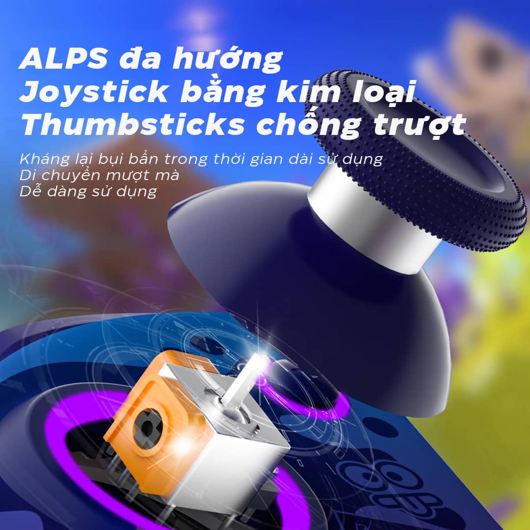 Tay cầm chơi game không dây IINE Neptune Mechanical Joypad Cho Nintendo Swtich/Lite/OLED Màu Đen L761