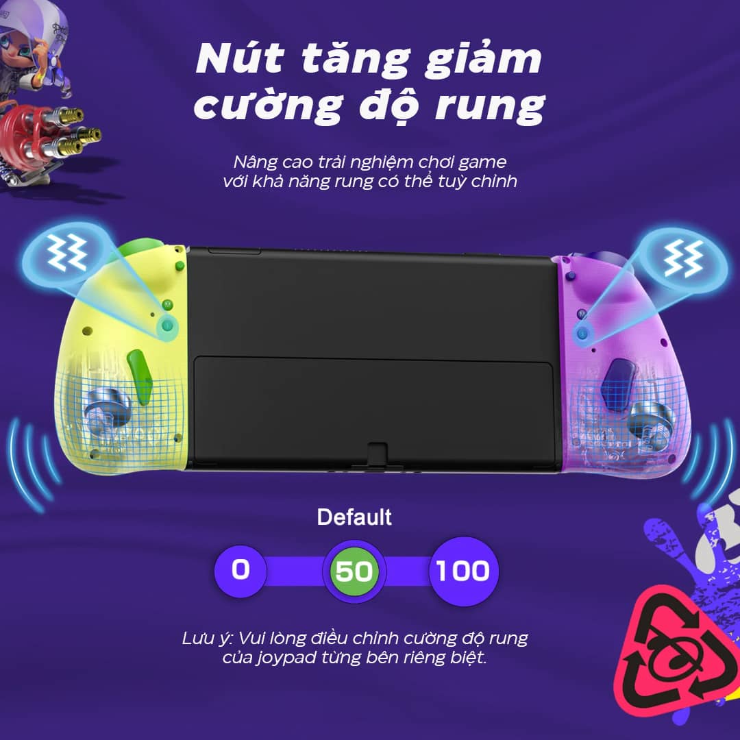 Tay cầm chơi game không dây IINE Neptune Mechanical Joypad Cho Nintendo Swtich/Lite/OLED Màu Đen L761