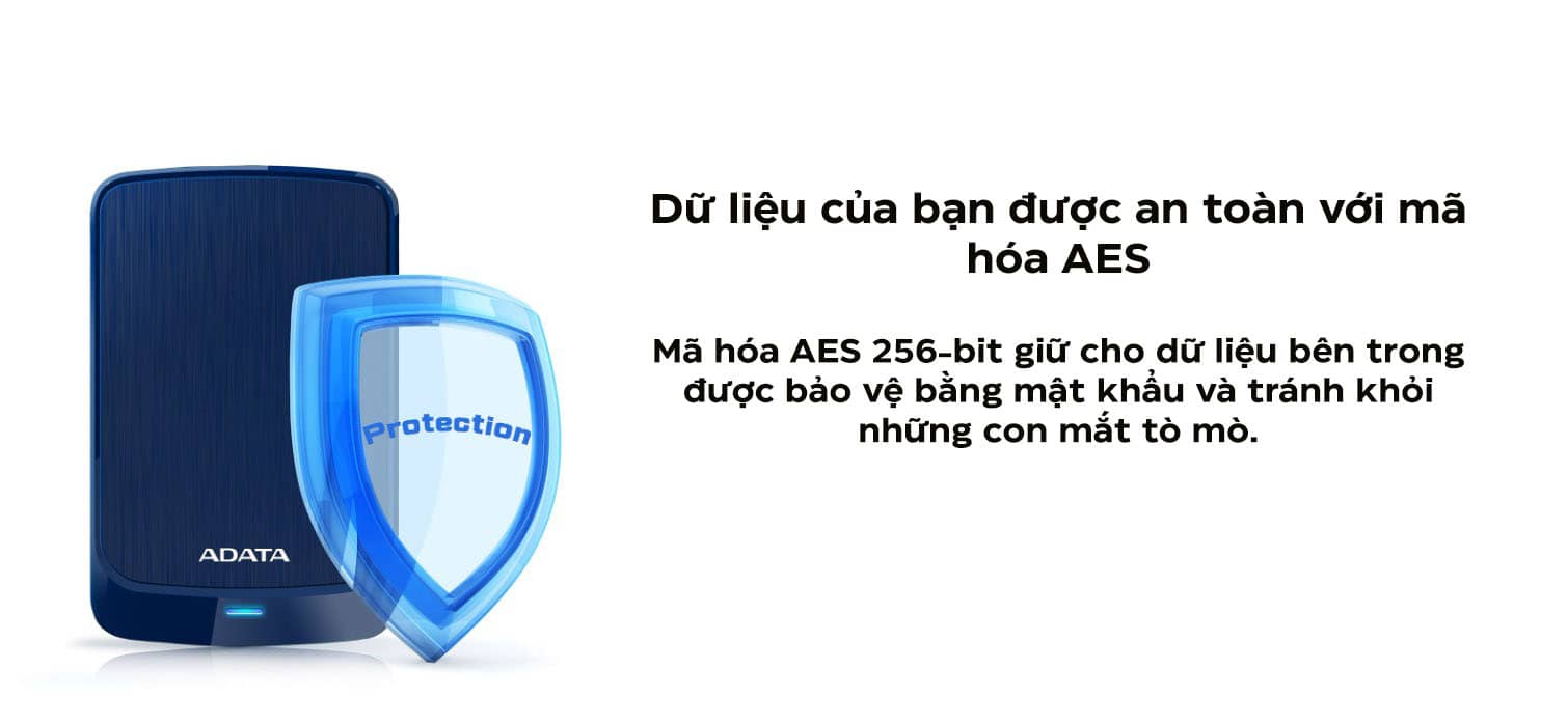Ổ cứng di động Adata HV320 1TB màu xanh (AHV320-1TU31-CBK)