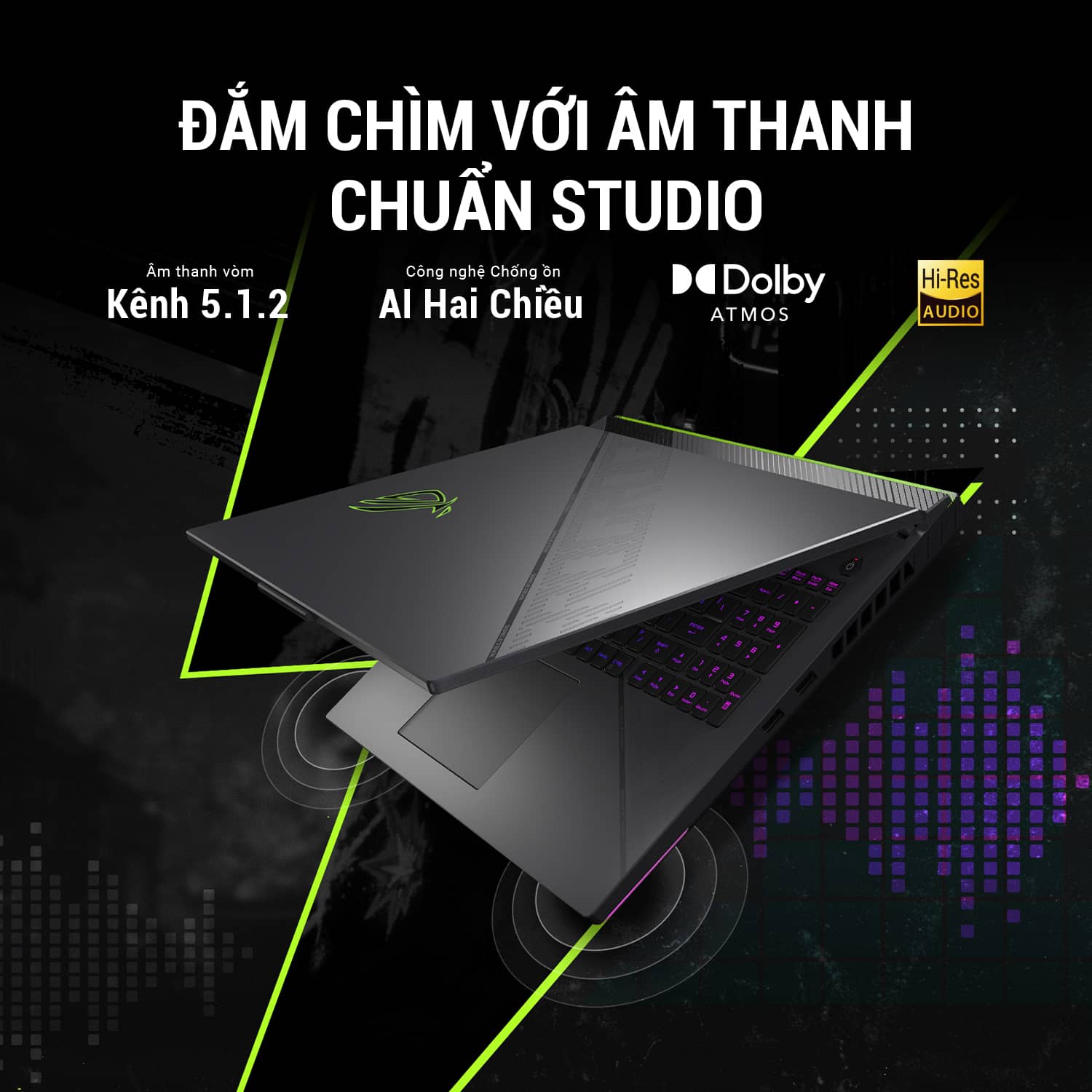 Laptop Asus Gaming ROG Strix G614JVR-N4141W (i9 14900HX/32GB RAM/512GB SSD/16 QHD 240hz/RTX 4060 8GB/Win11/Xám) ảnh 7