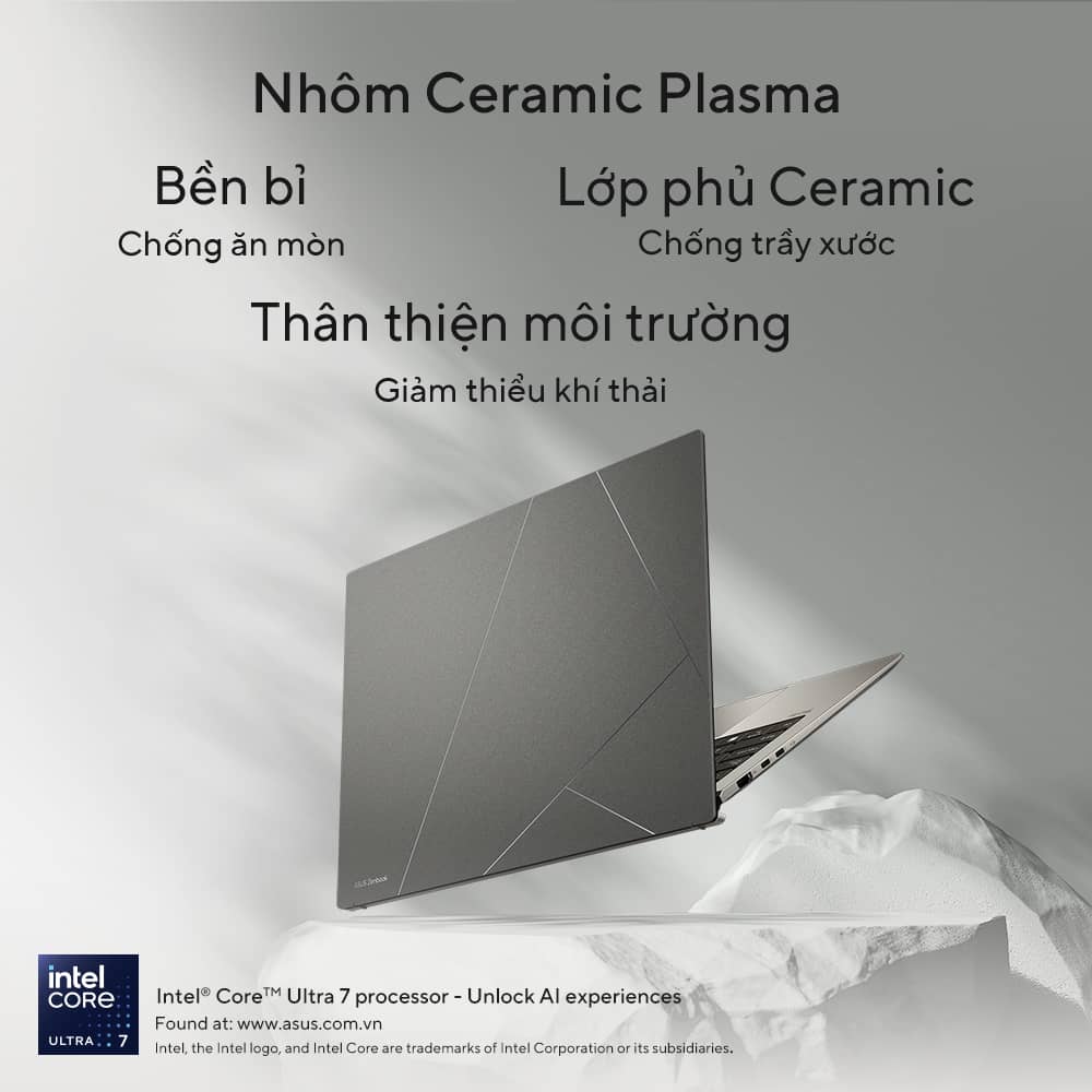 Laptop Asus ZenBook UX5304MA-NQ117W (Ultra7 155H/32GB RAM/1TB SSD/13.3 3K/Win11/Xám)