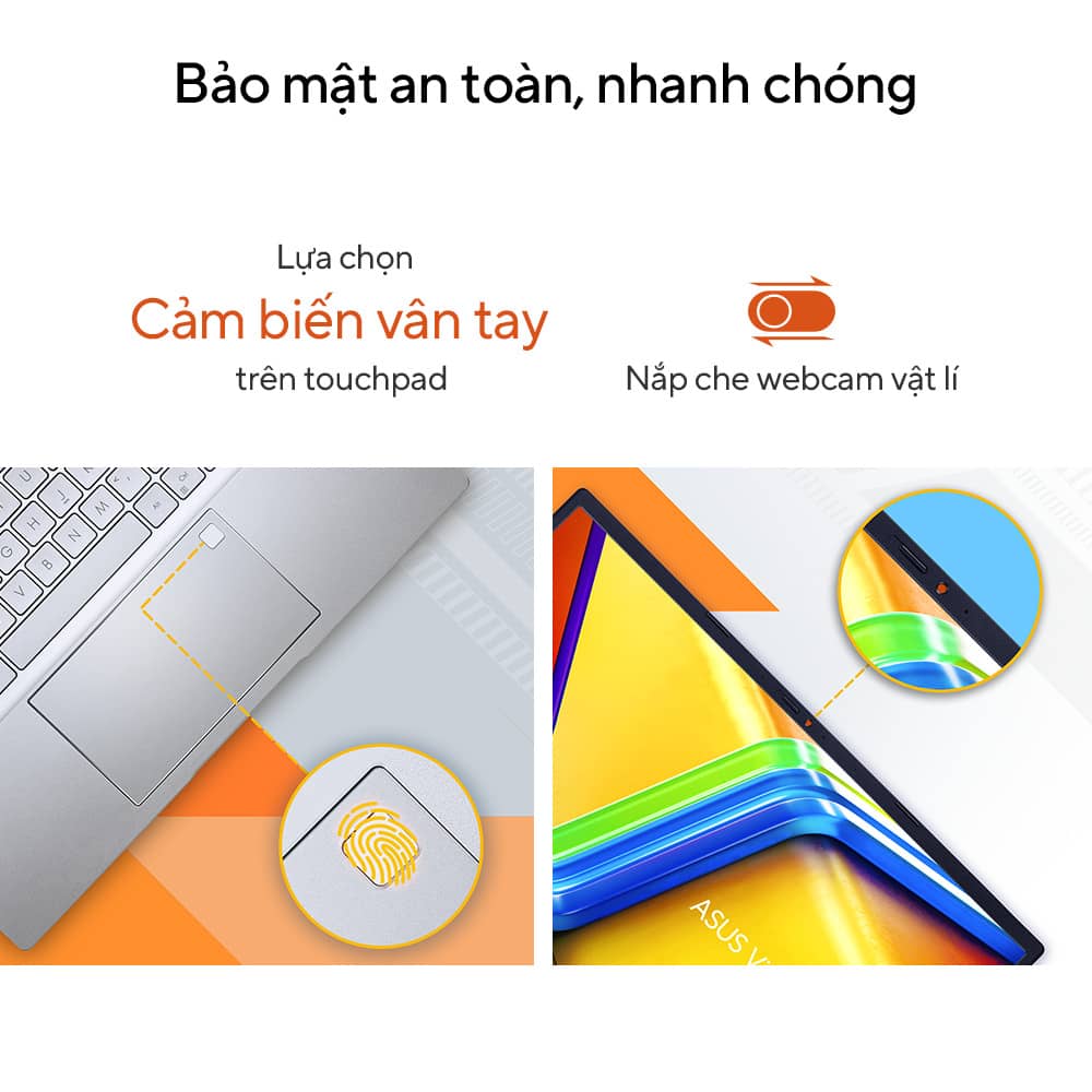 Laptop Asus VivoBook M1405YA-KM047W (R5 7530U/8GB RAM/512GB SSD/14 Oled/Win11/Bạc)