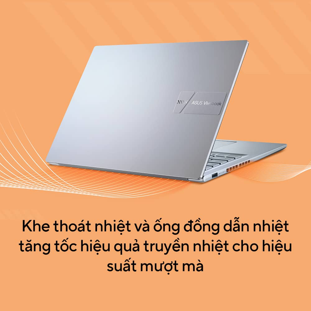 Laptop Asus VivoBook M1405YA-KM047W (R5 7530U/8GB RAM/512GB SSD/14 Oled/Win11/Bạc)