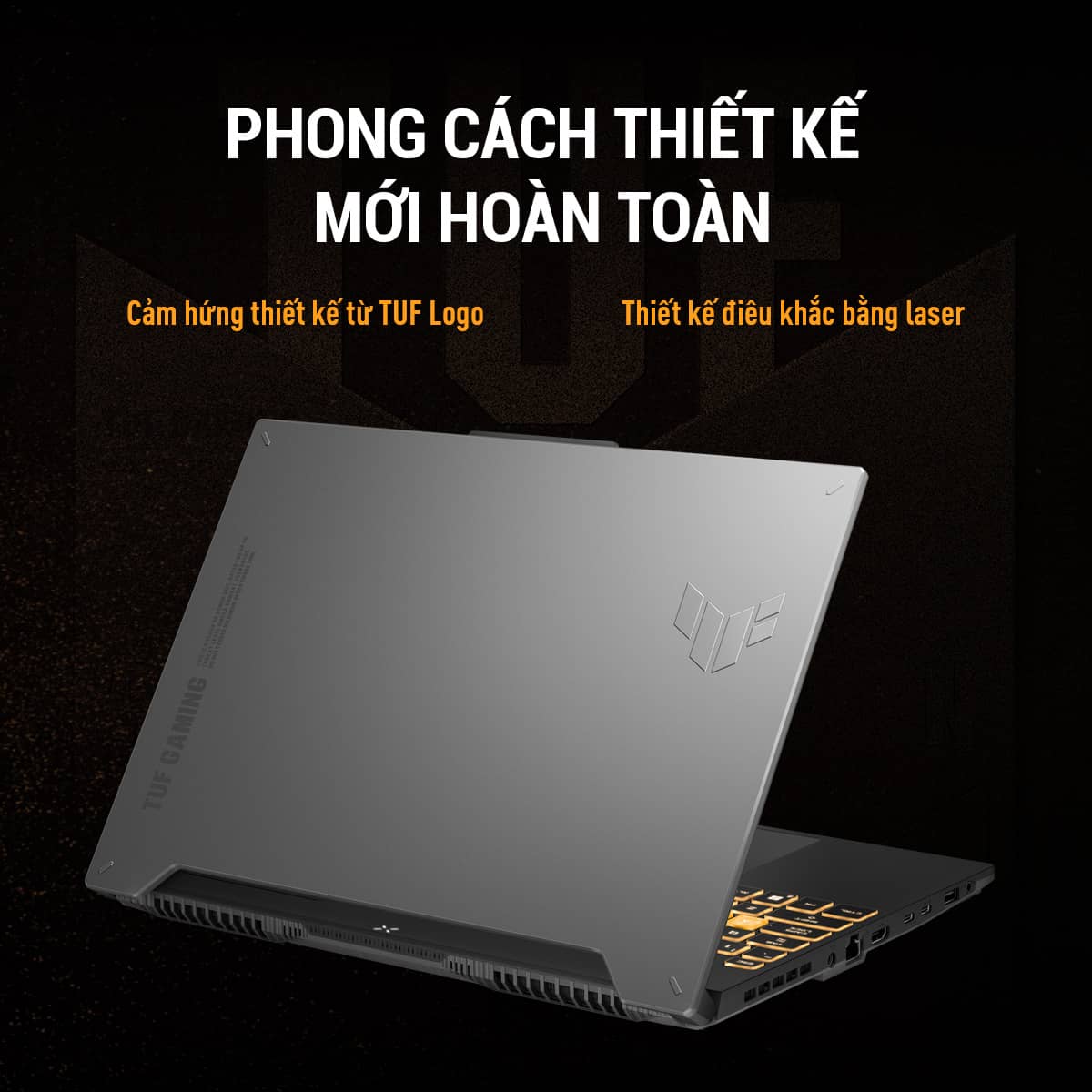 Laptop Asus Gaming TUF FX507VU-LP198W (i7 13620H/8GB RAM/512GB SSD/15.6 FHD 144hz/RTX4050 6GB/Win11/Xám) ảnh 1