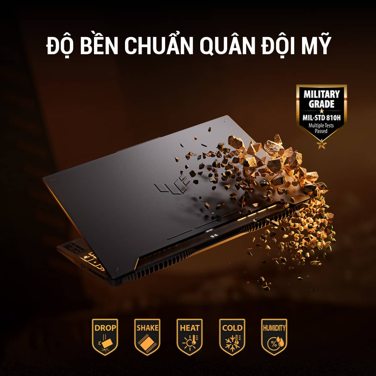 Laptop Asus Gaming TUF FX507VU-LP198W (i7 13620H/8GB RAM/512GB SSD/15.6 FHD 144hz/RTX4050 6GB/Win11/Xám) ảnh 7