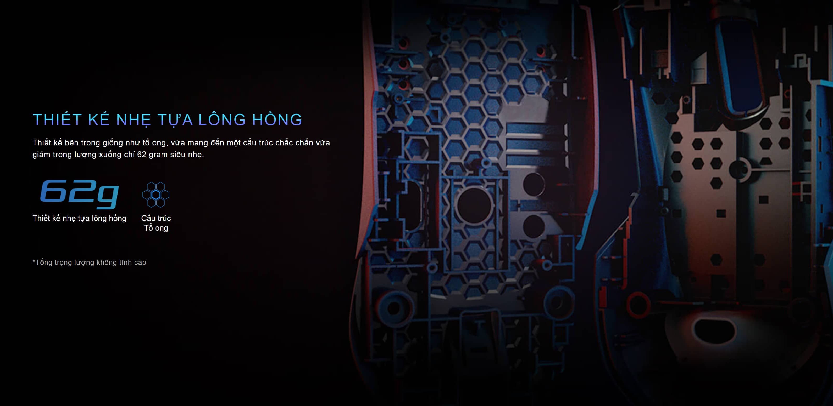 Chuột Asus ROG Keris (USB/RGB/màu đen)