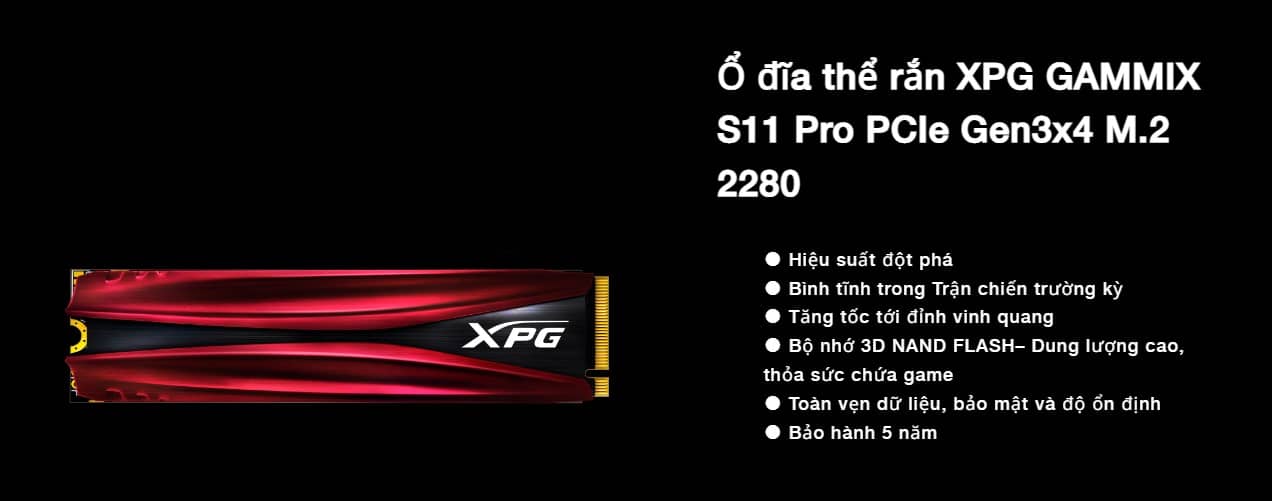 Ổ cứng SSD Adata GAMMIX S11 Pro