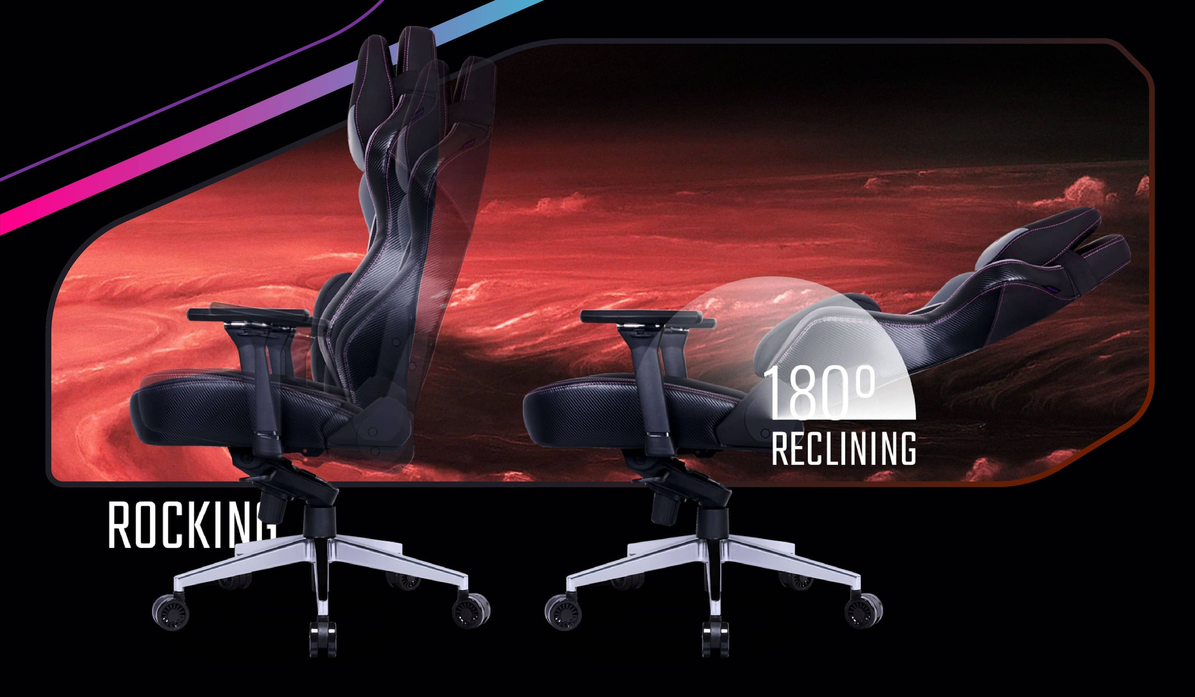 Ghế Gamer Cooler Master CALIBER X2 CAMMY SF6 GAMING CHAIR ảnh 9