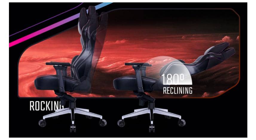 Ghế Gamer CoolerMaster Caliber X2C Gaming Chair Black 7