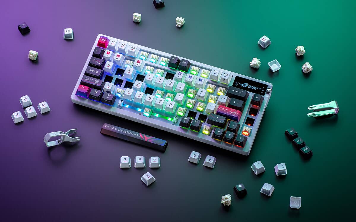 Bàn phím cơ gaming không dây ASUS ROG Azoth X 5