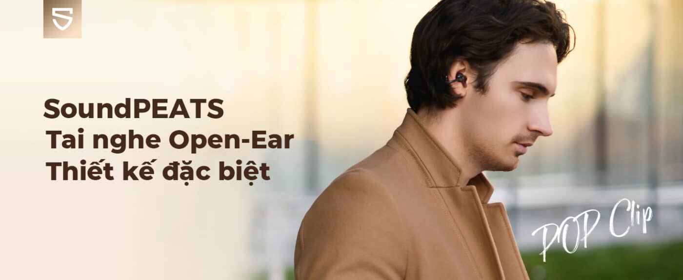 Tai nghe Bluetooth SoundPEATS POP Clip 1