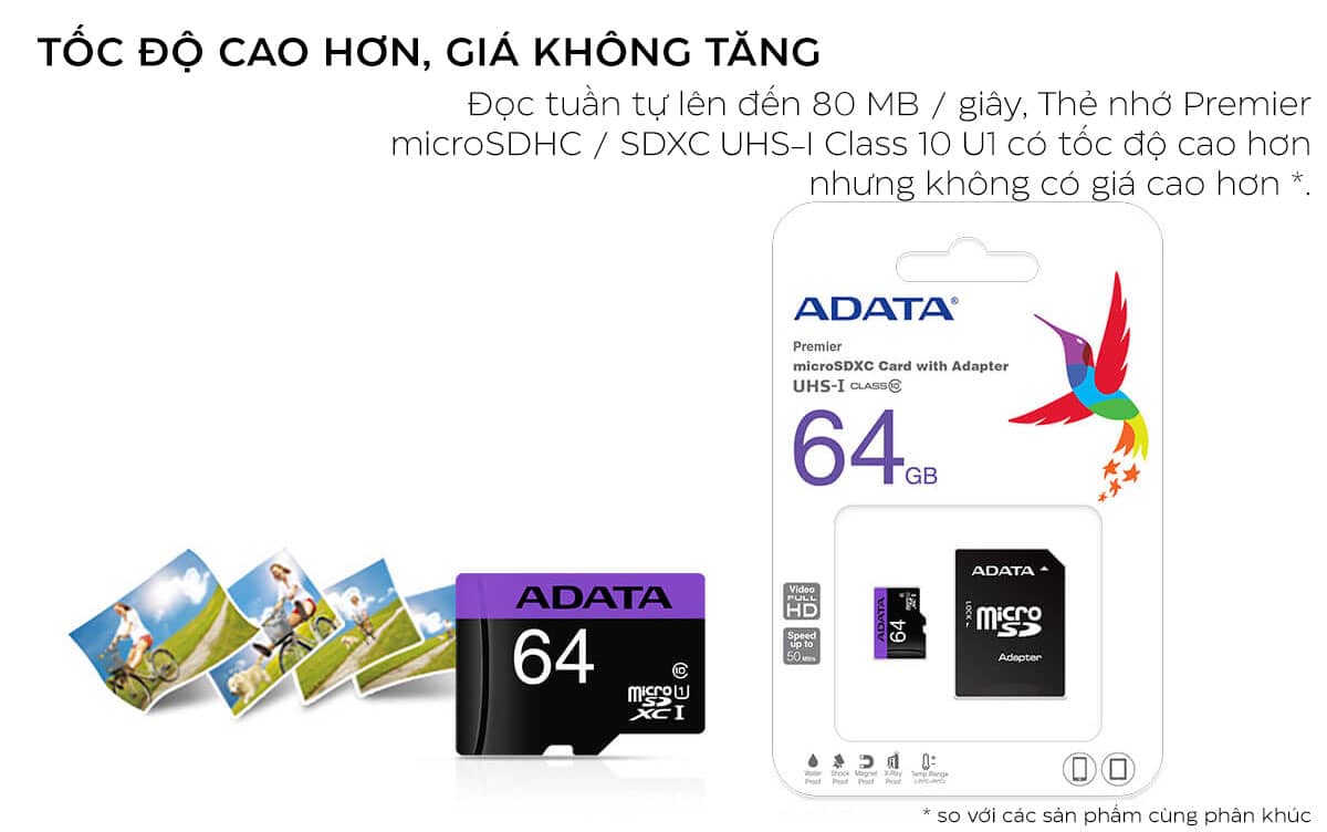 ADATA UHS-I MICRO SD CLASS10