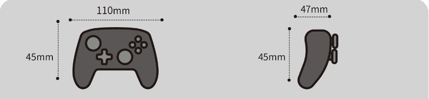 Tay cầm chơi game IINE Splatoon 3 cho Nintendo Switch/Switch Lite/Switch OLED ,Màu Tím Pha Vàng 3