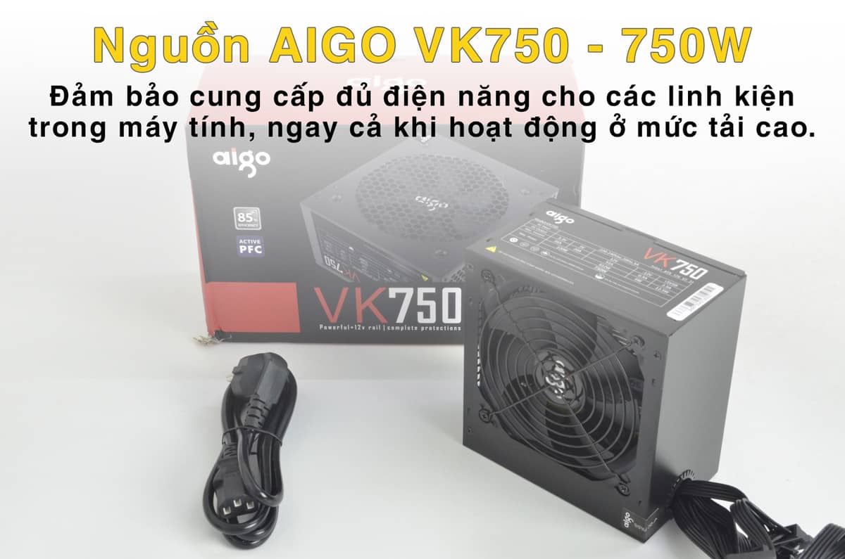 Nguồn máy tính AIGO VK750 - 750W